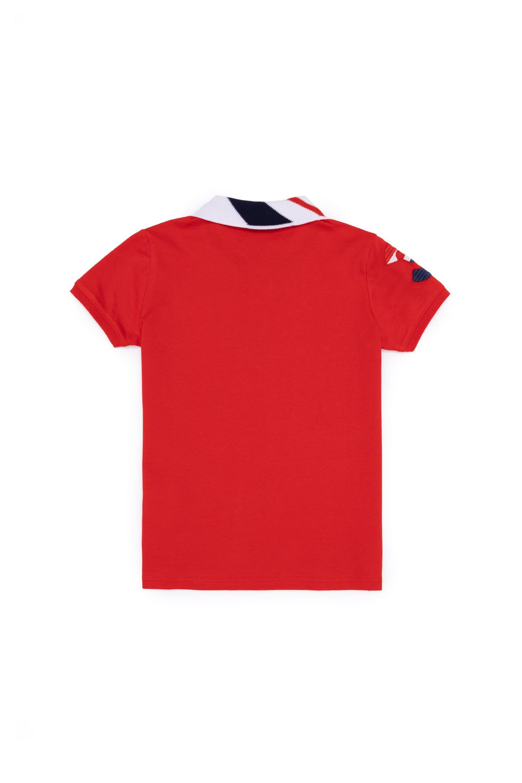 Красная футболка с воротником-поло для мальчиков - U.s. polo assn фото 10