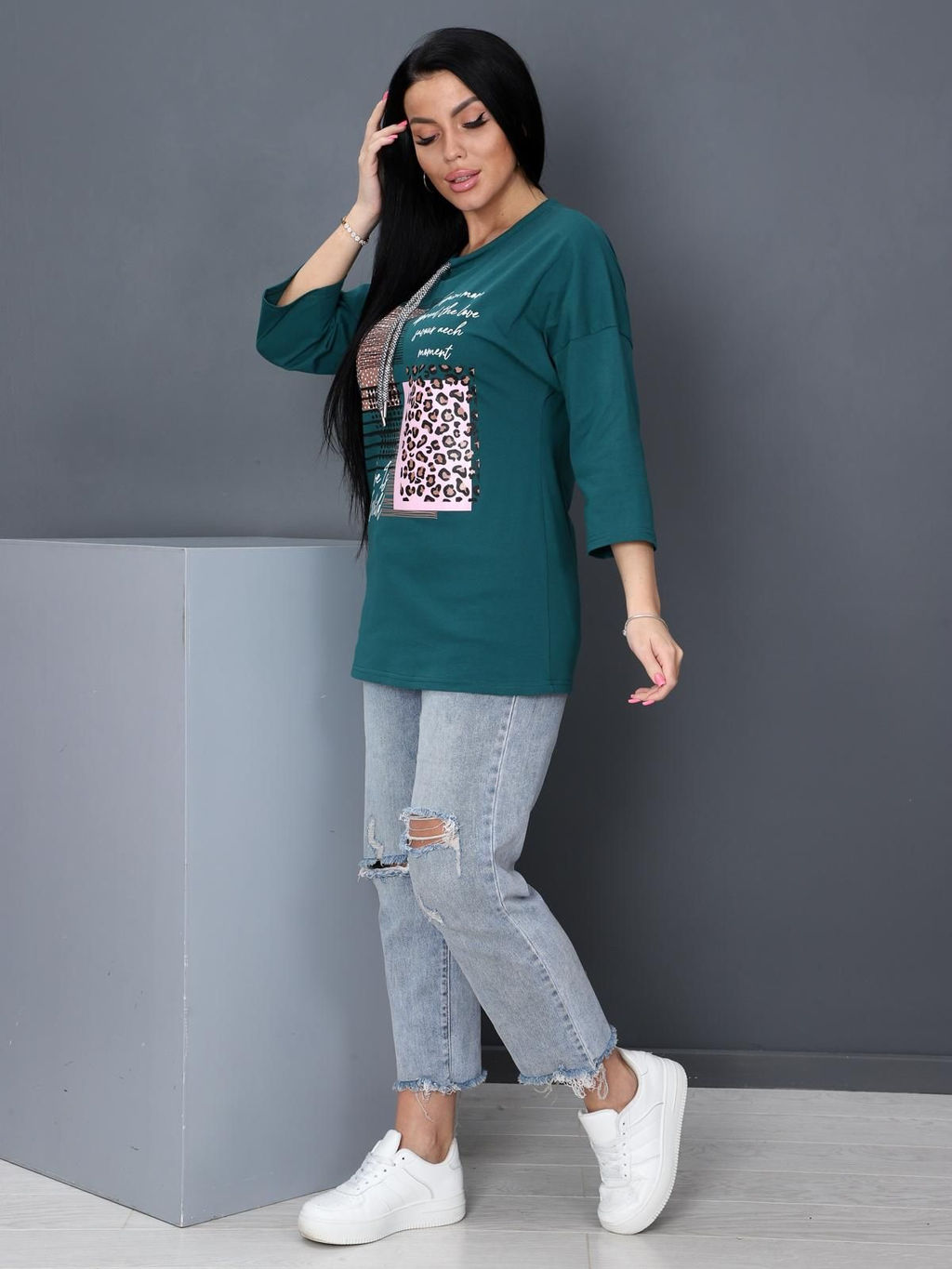 IV-CAPRIZ Диара - футболка лазурный фото 3