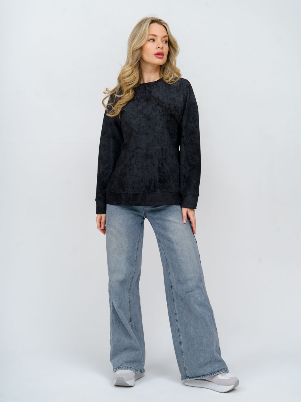 985 Свитшот винтаж из турецкого футера с лайкрой - Svetekst фото 35