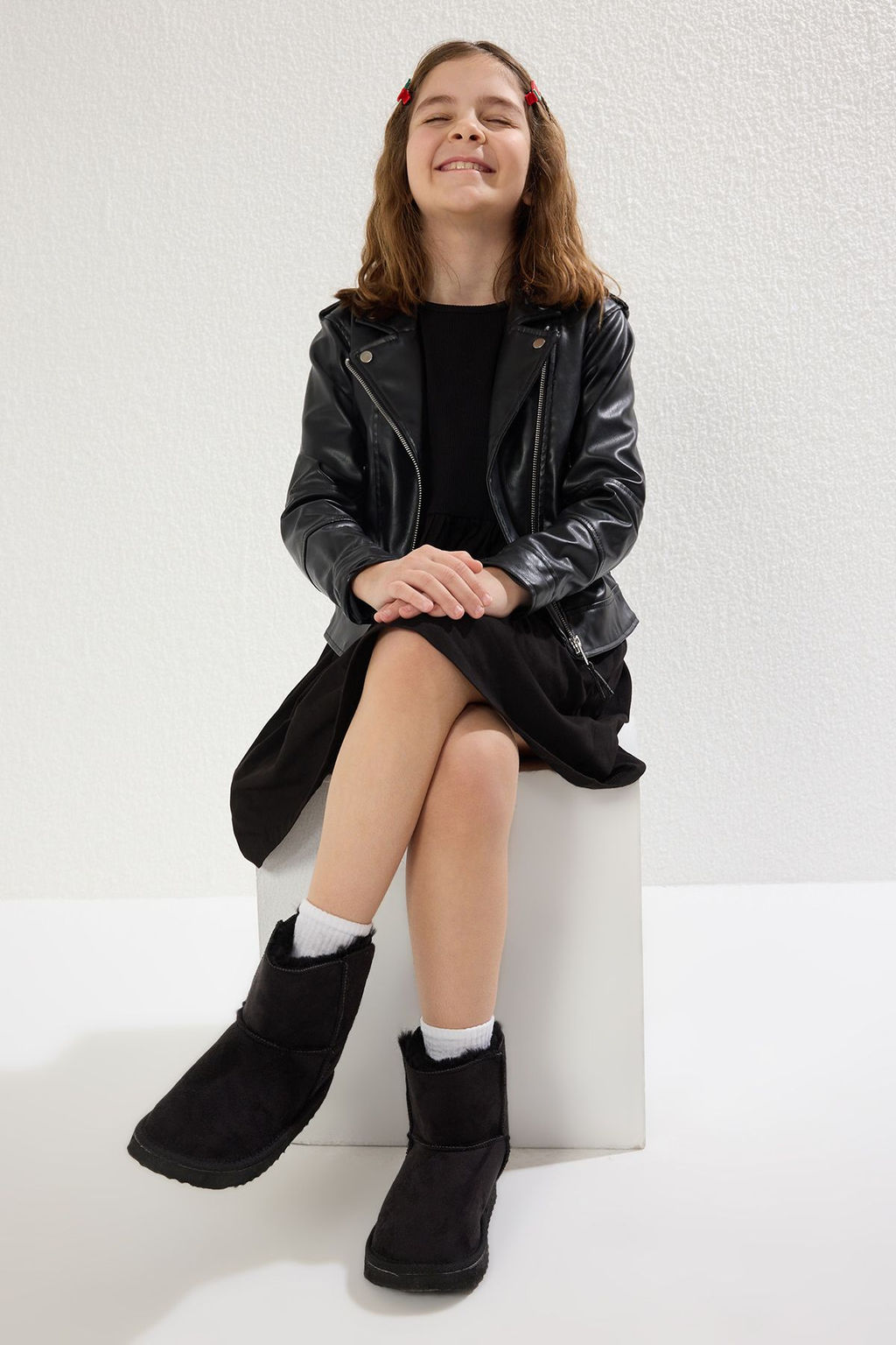 Trendyolmilla Shoes Taba Duz Taban Buyuk/Kucuk K?z Cocuk Kids Bot TAKAW25BO00066  фото 12