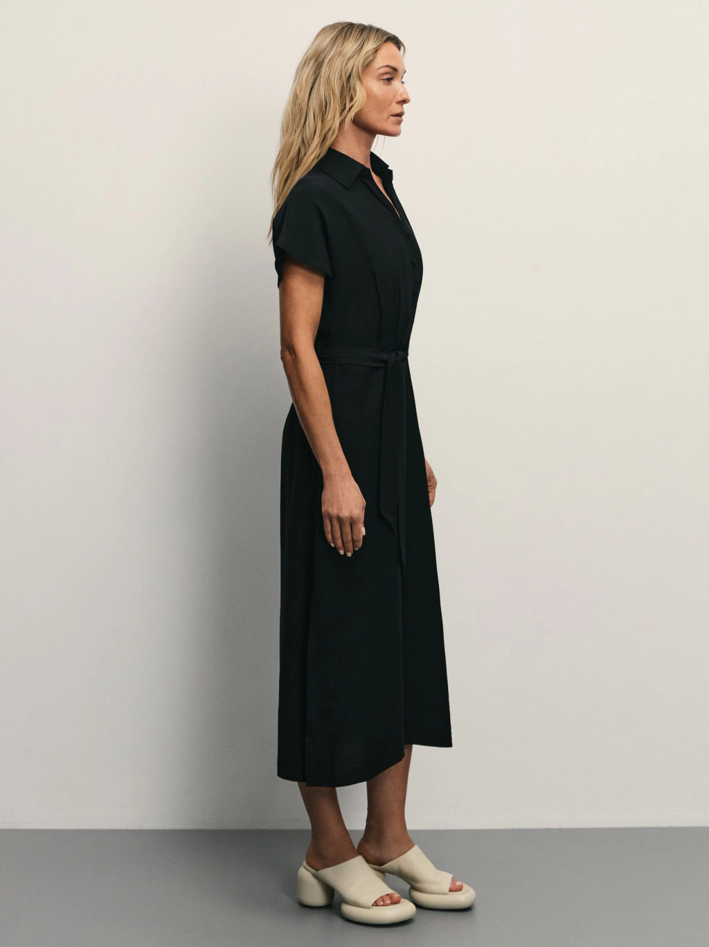 Платье-рубашка из вискозы / Zarina  фото 4