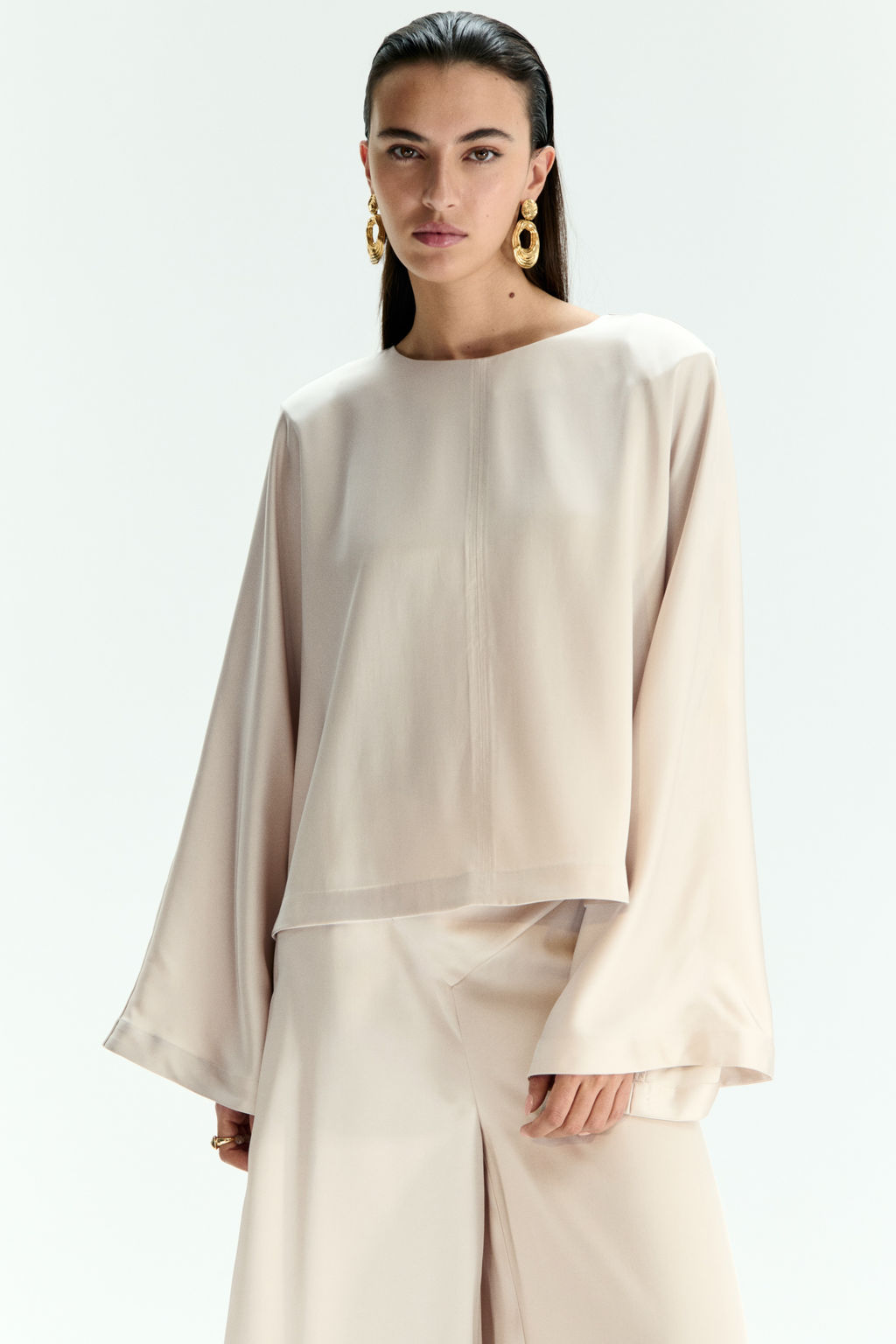 Blusa con hombreras - H&m фото 2