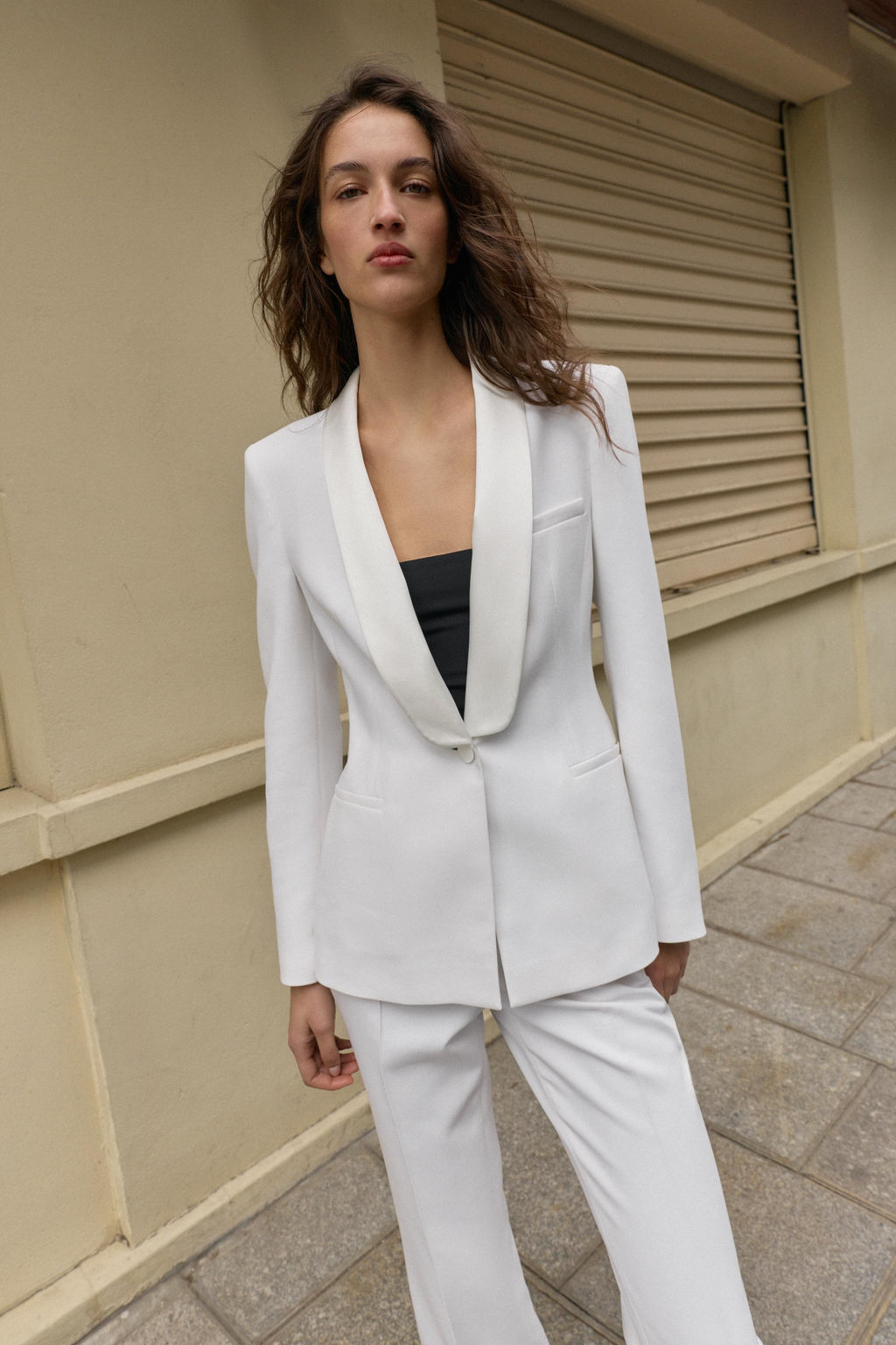 BLAZER SMOKING / Blanco roto - Zara фото 2