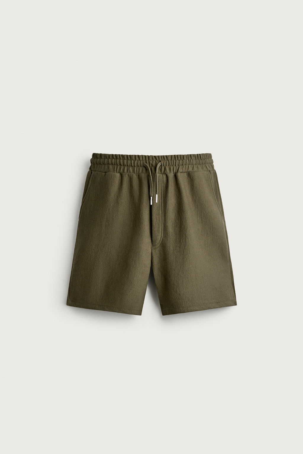 BERMUDA JOGGER ESTRUCTURA / Khaki - Zara фото 6