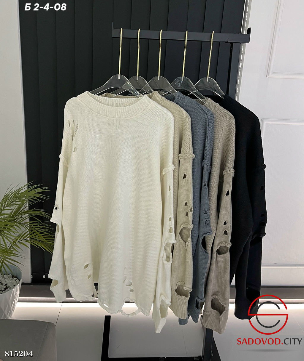 Кофта женская с рваным эффектом - Bruno фото 6