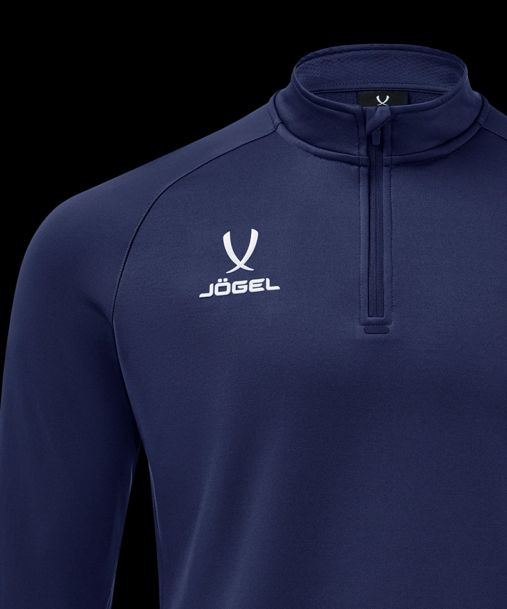 Джемпер тренировочный JOGEL PREMIER PerFormDRY Training 1/4 Zip Fleece Top, темно-синий  фото 4