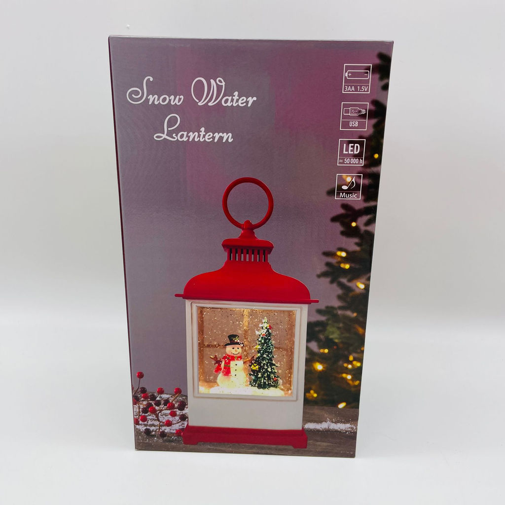 Новогодний декор стекло - Фонарь-окно красный 23 см (арт. WDL-23018A/B) в ассортименте - Ип лебедев о.ю фото 11