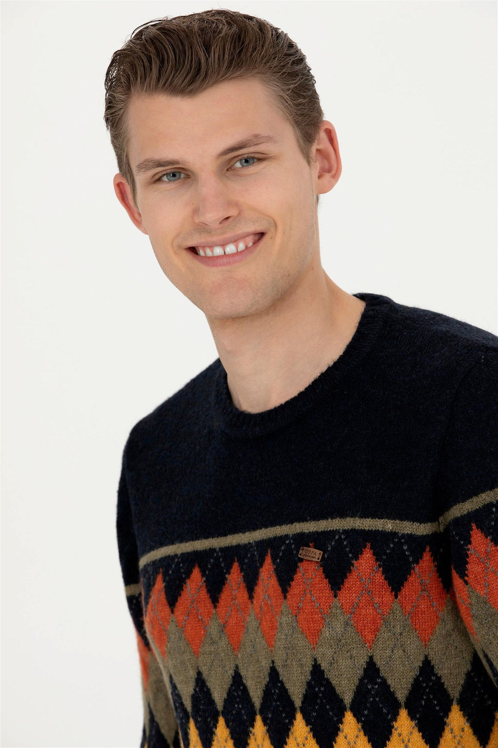 Мужской темно-синий свитер - U.s. polo assn фото 9