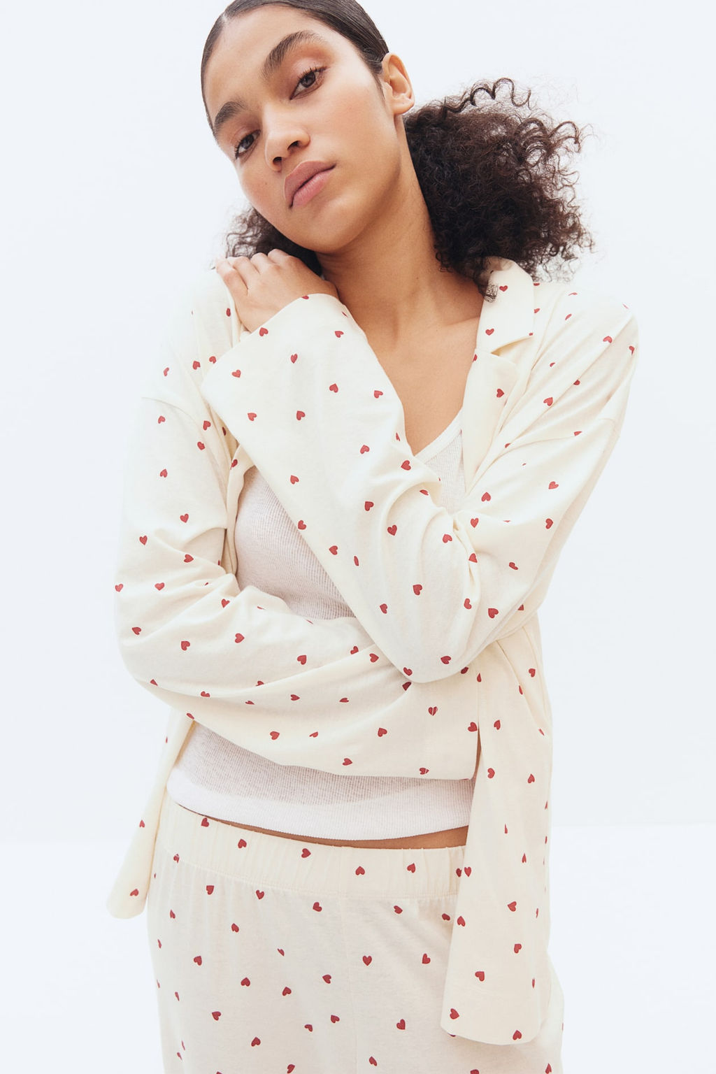 Pijama estampado de punto - H&m фото 2