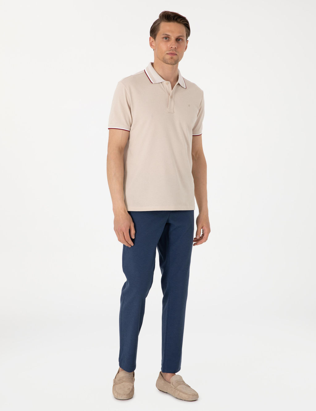 Lacivert Slim Fit Kuma_ Pantolon