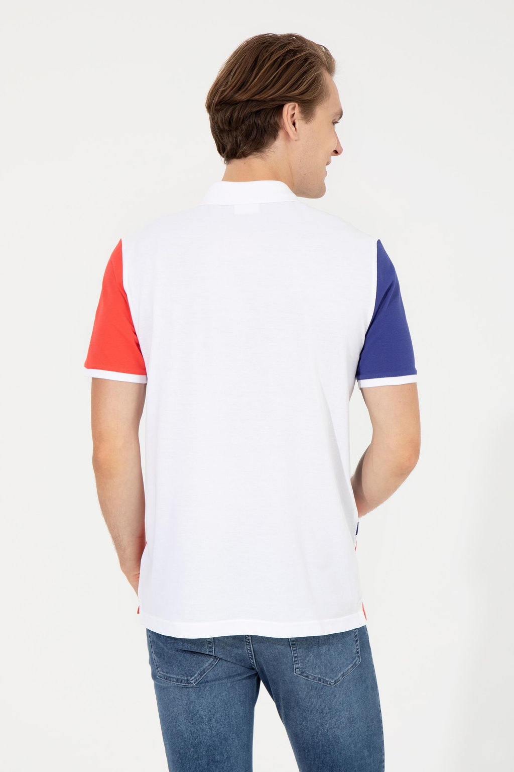 Erkek K_rm_z_ Polo Yaka Ti__rt