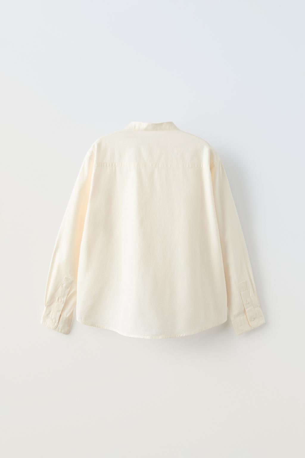 TWILL SHIRT WITH POCKET - Zara фото 5