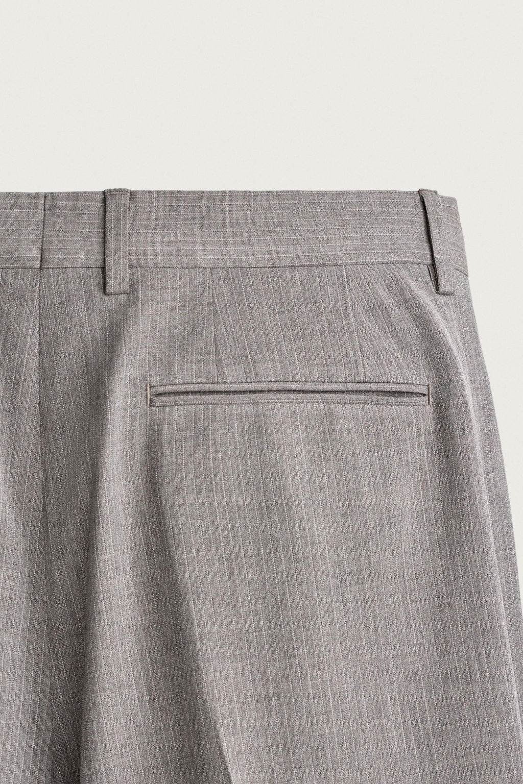 PANTAL?N REGULAR FIT TRAJE RAYAS / Gris vigor?