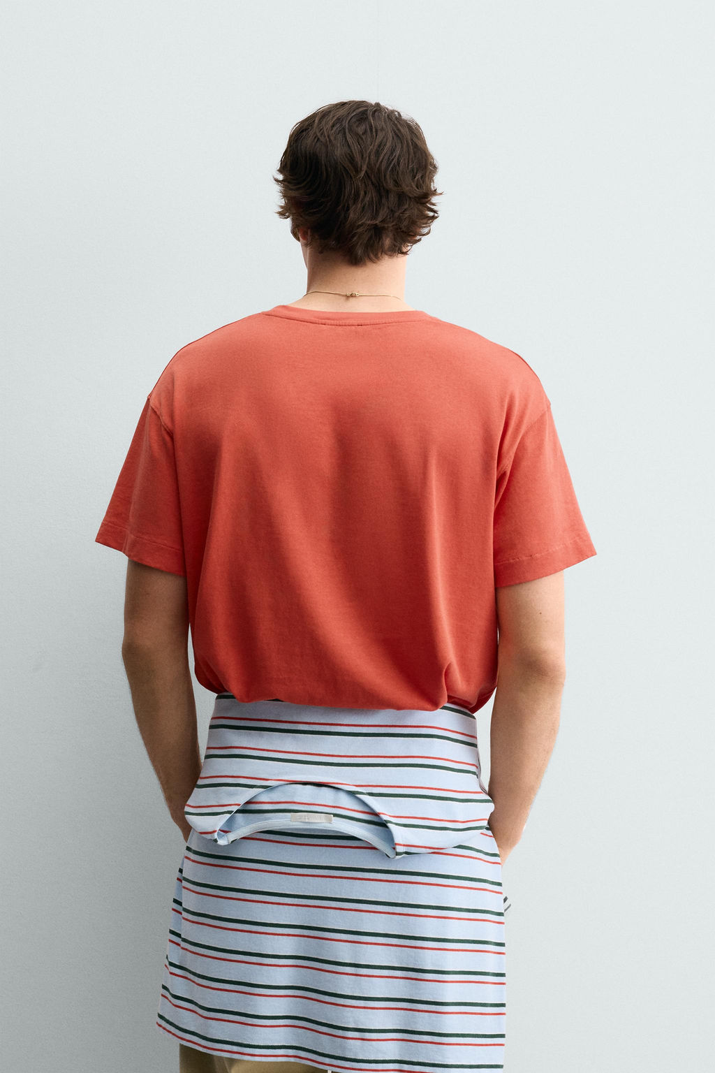 CAMISETA LAVADA IPANEMA / Naranja - Zara фото 3