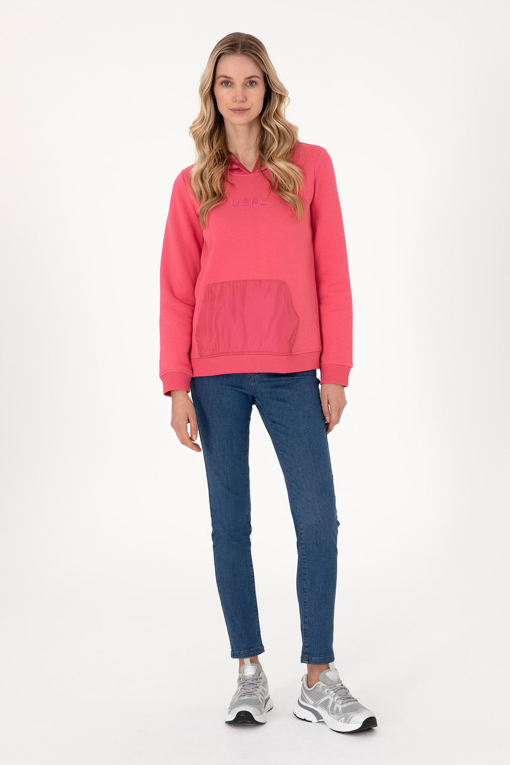 Kad_n Pembe Sweatshirt Sepette S_rpriz _ndirim - U.s. polo assn фото 4