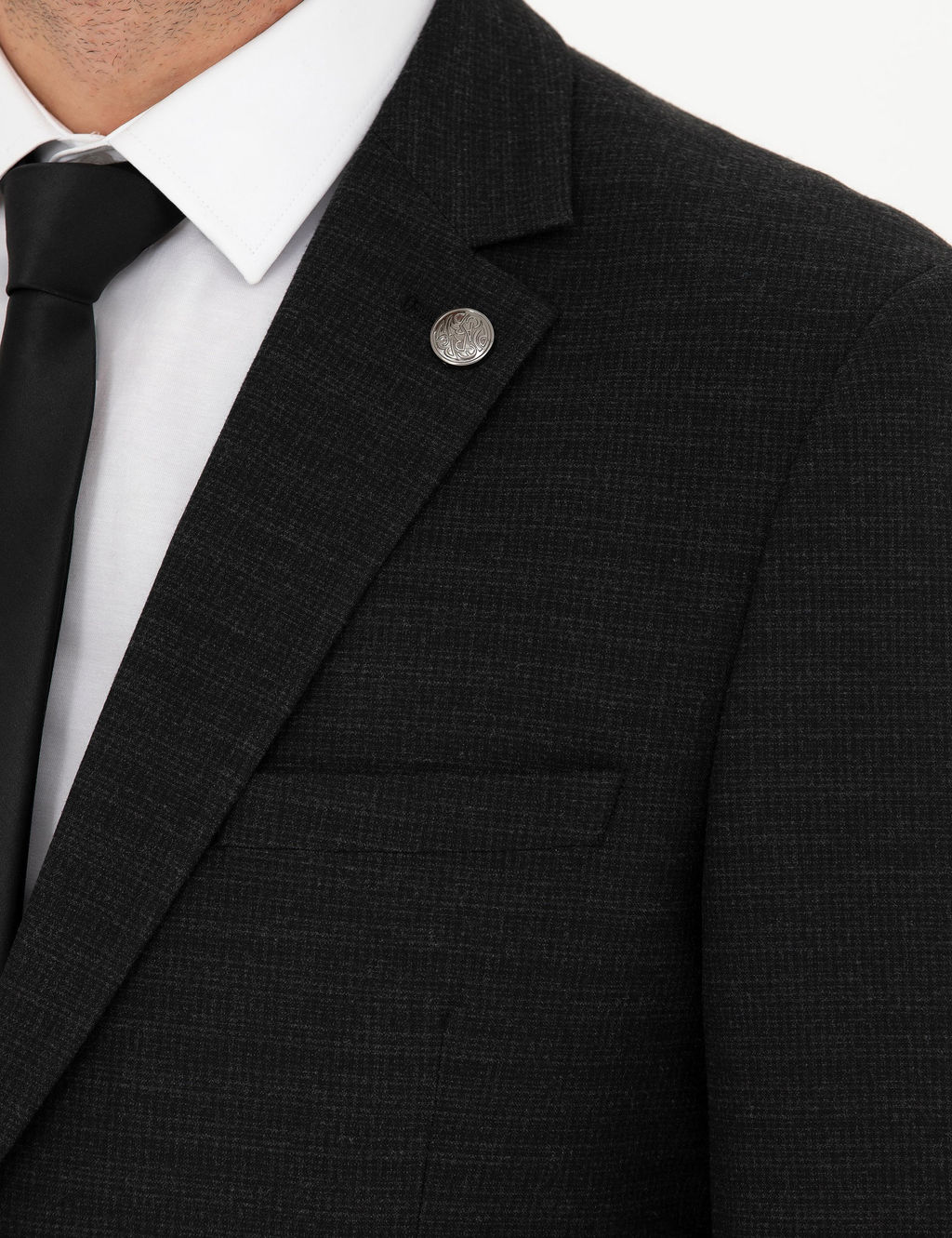 Antrasit Ex. Slim Fit Tak_m Elbise