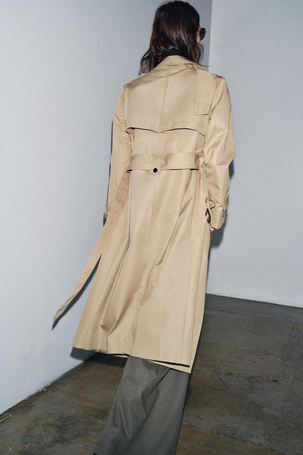 WATER REPELLENT DOUBLE-BREASTED TRENCH COAT ZW COLLECTION - Zara фото 4