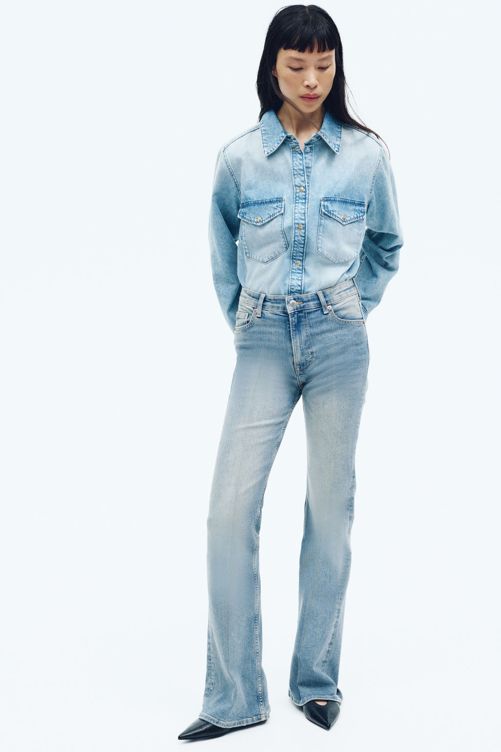 Flared High Jeans - H&m фото 16