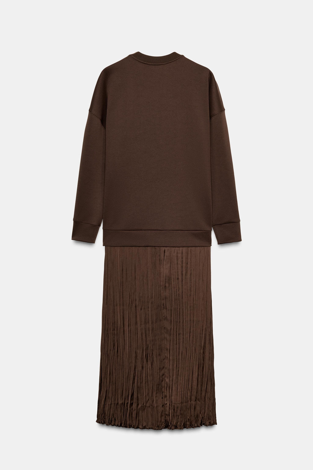 COMBINED SATIN DRESS - Zara фото 6