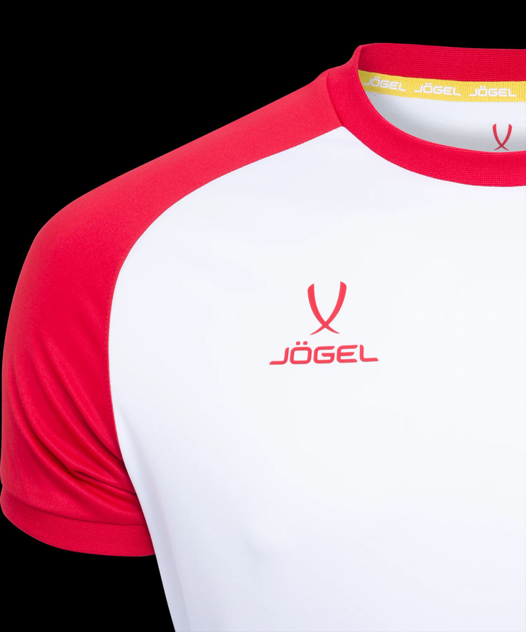 Футболка игровая JOGEL CAMP Reglan Jersey, белый/красный