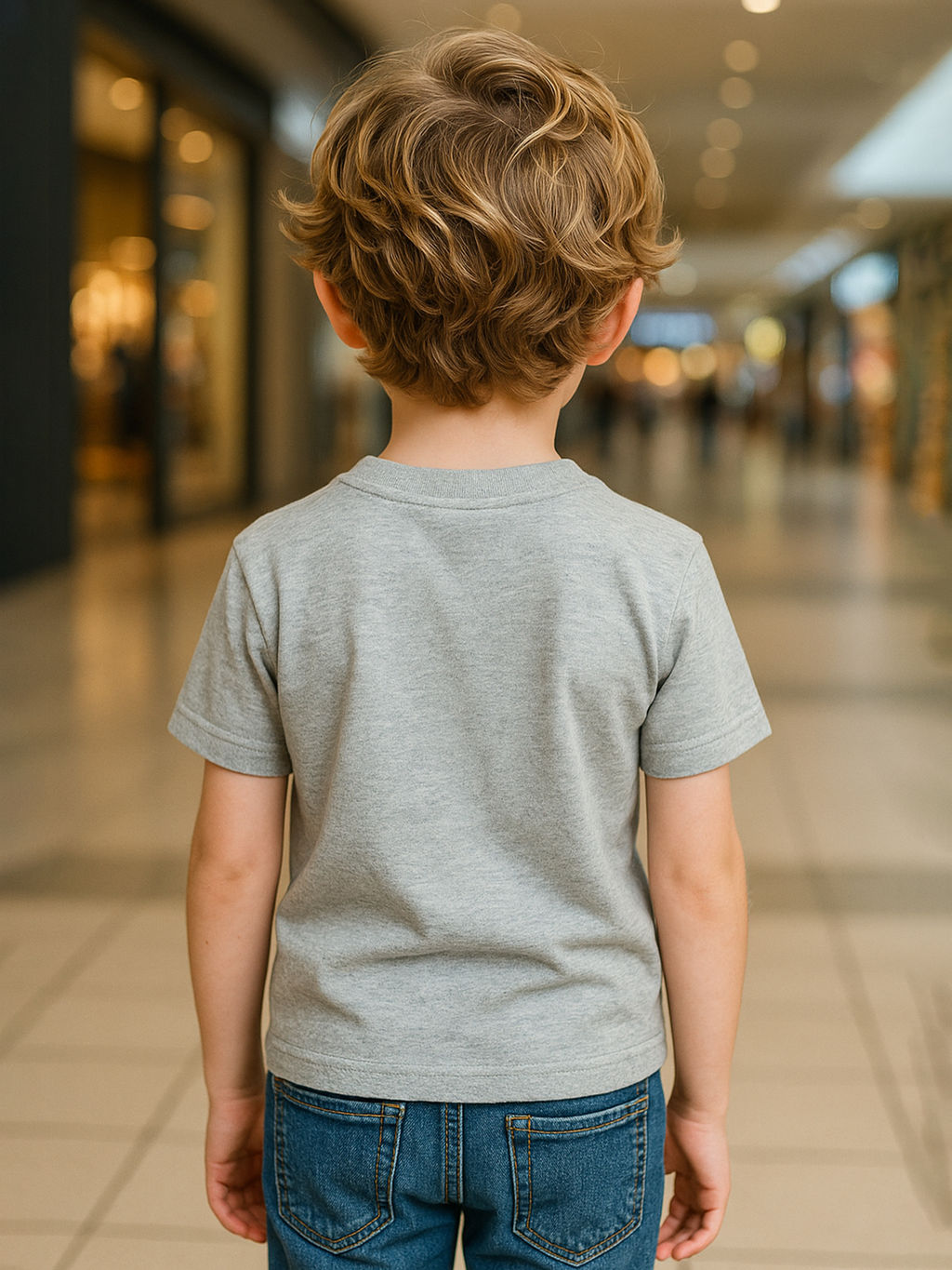 Футболка детская меланж