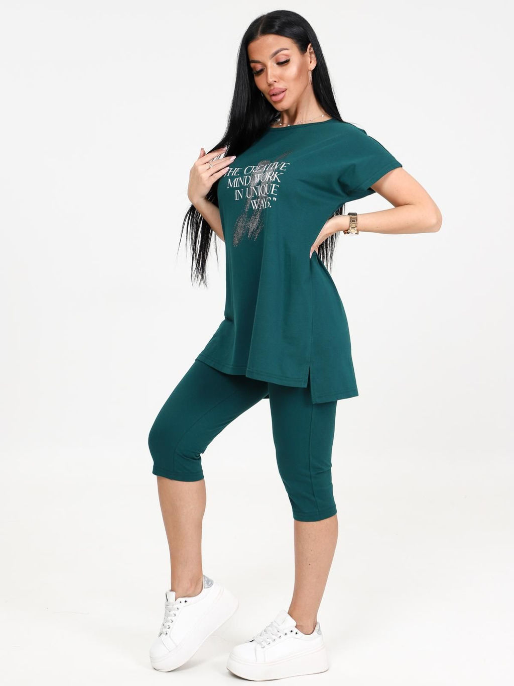 IV-CAPRIZ Эпюр - костюм изумрудный