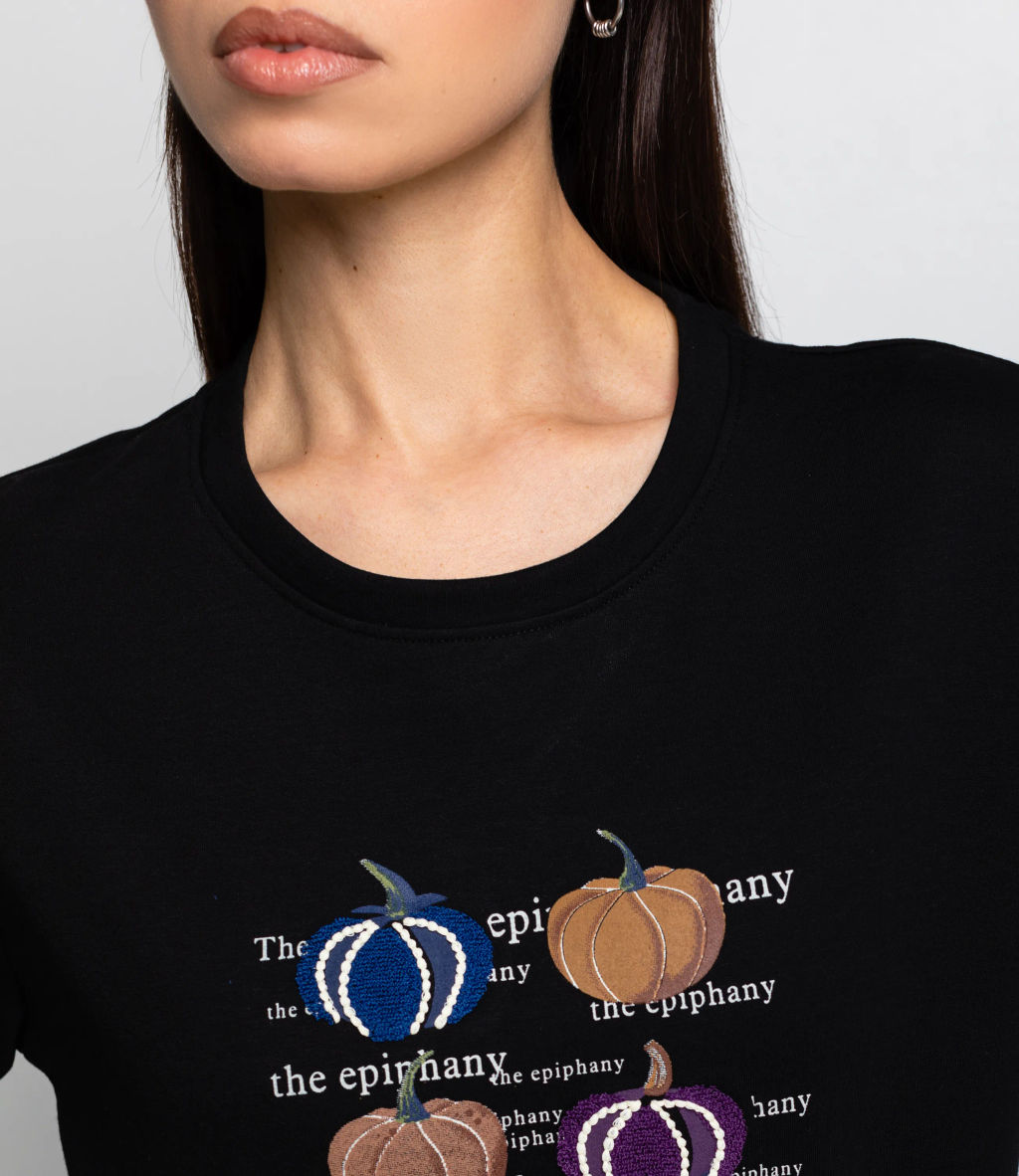 Футболка #КТ30813, чёрный