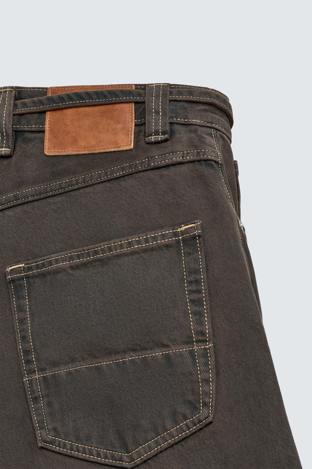 JORTS DENIM  CINTUR?N / Marr?n - Zara фото 10