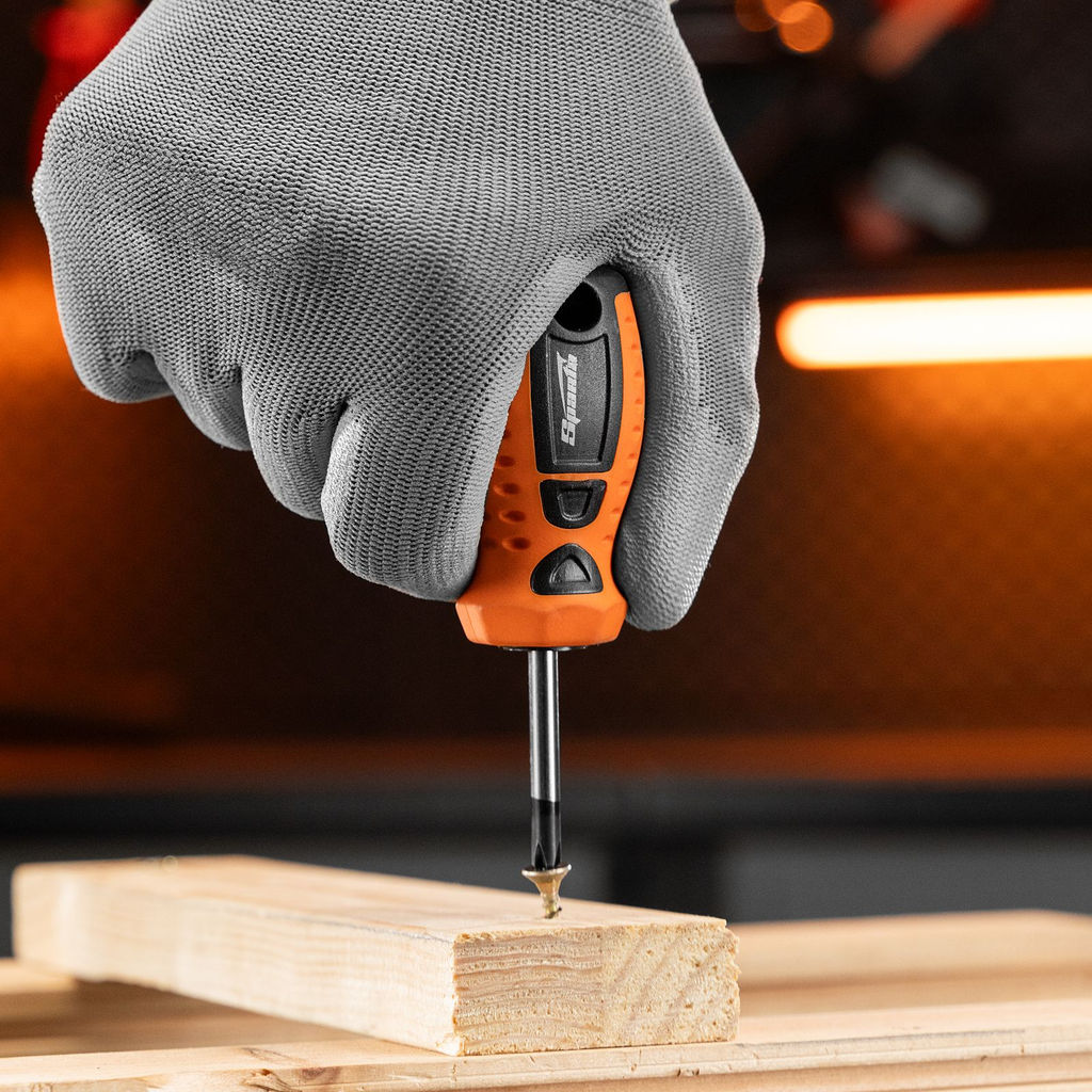 Отвертка крест. 1х38мм 2-комп. рукоятка "Sparta"