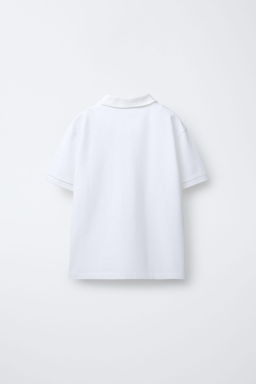 POLO B?SICO PIQU? / Blanco - Zara фото 2