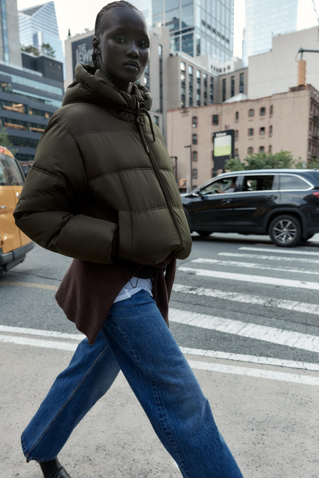 SHORT HOODIE WATER AND WIND PROTECTION ANORAK - Zara фото 4