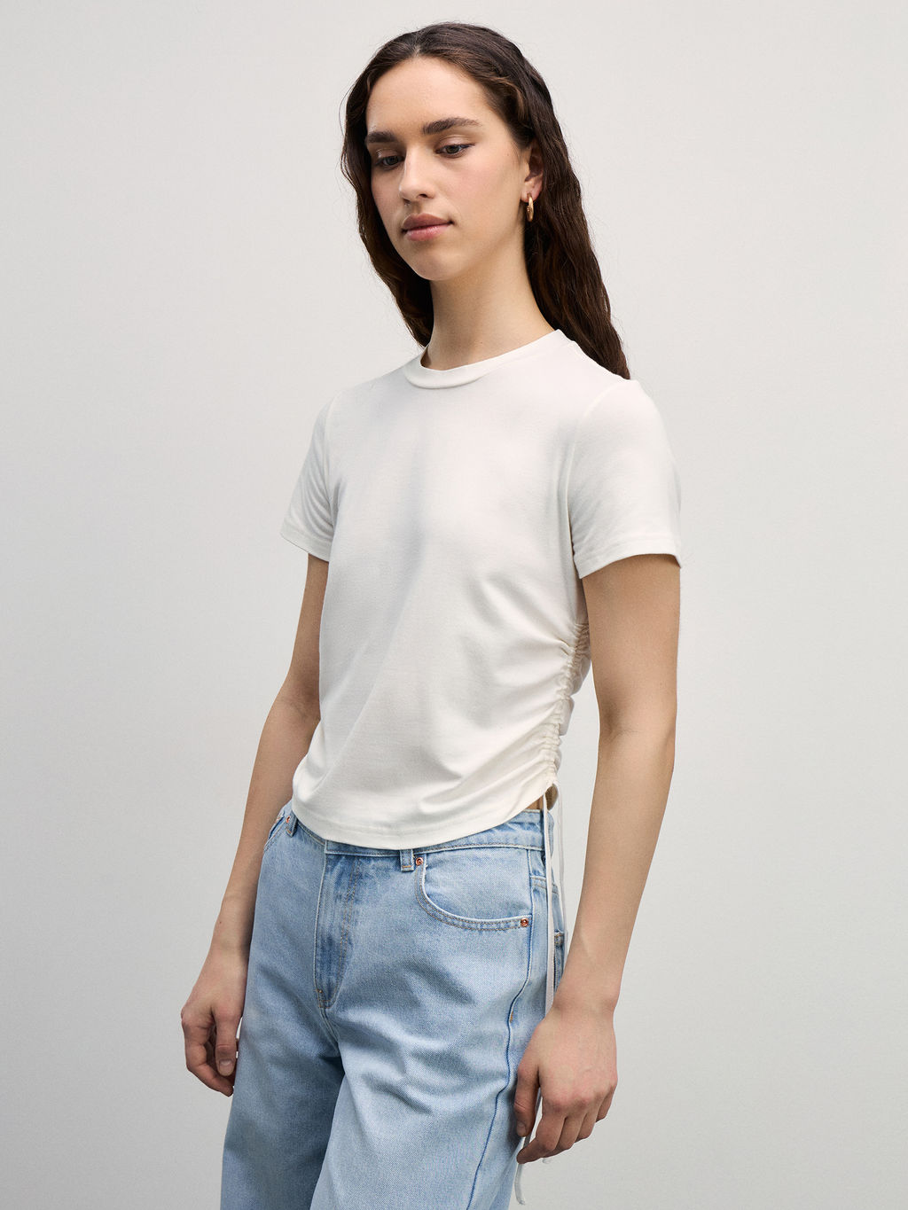 Футболка со сборками / Zarina фото 4