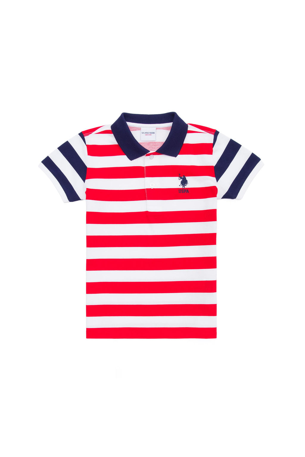 U. S. Polo Assn Красная футболка-поло для мальчика - U.s. polo assn фото 2