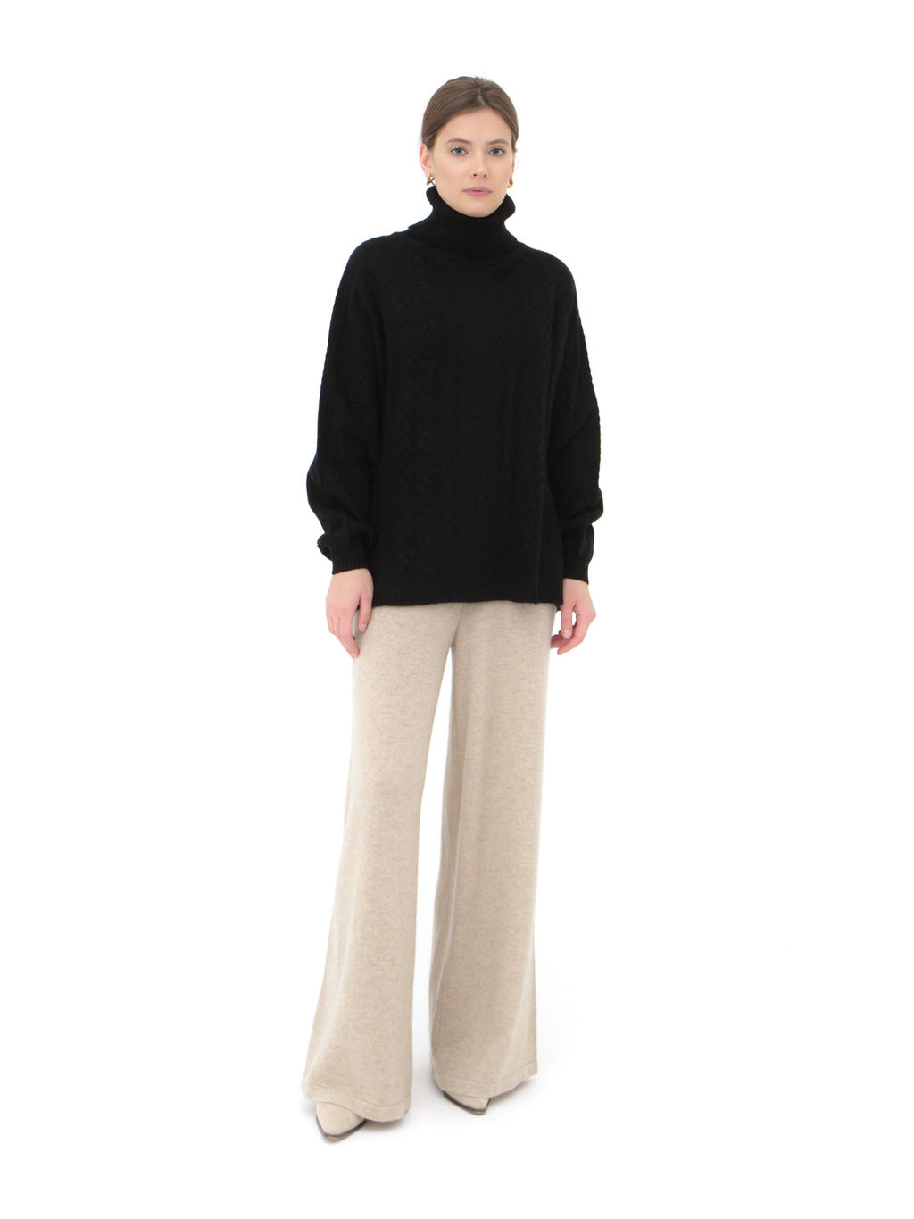 Свитер из пуха яка 5056 черный