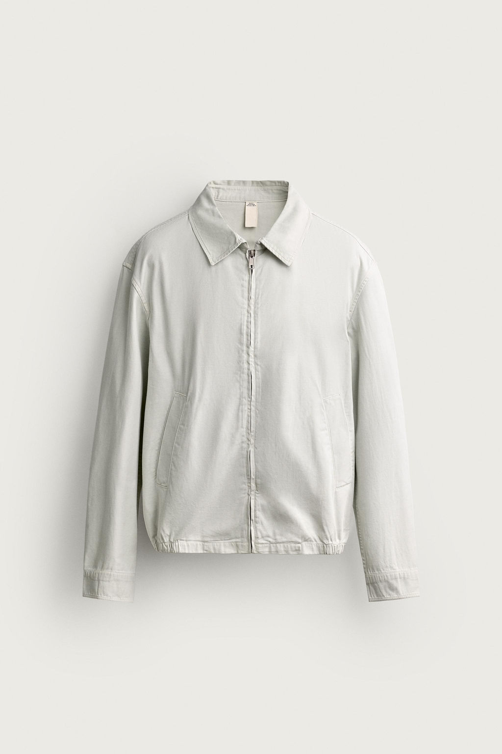 CAZADORA REGULAR FIT ALGOD?N LAVADO / Beige - Zara фото 8