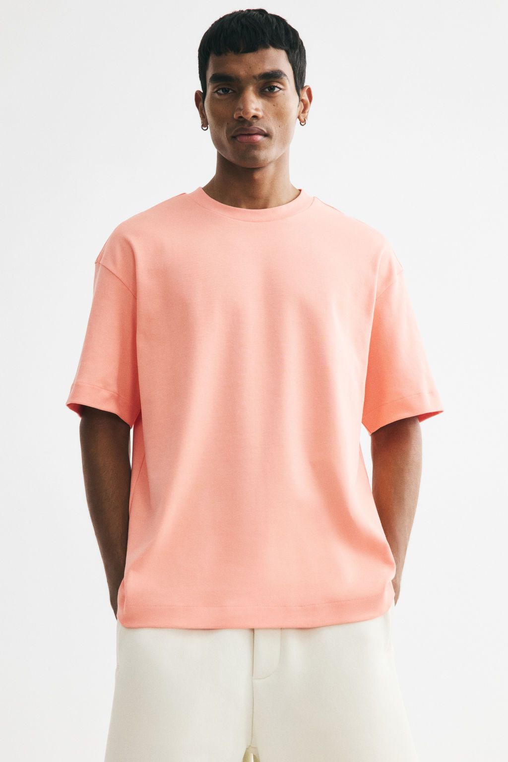 Camiseta interlock Loose Fit - H&m фото 8