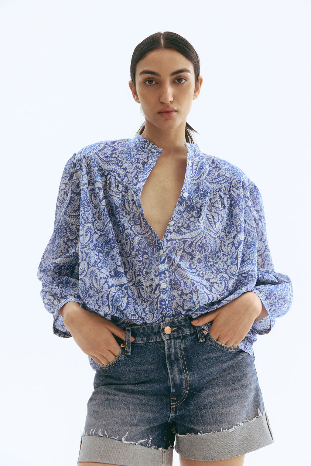 Blusa de algod?n - H&m фото 4