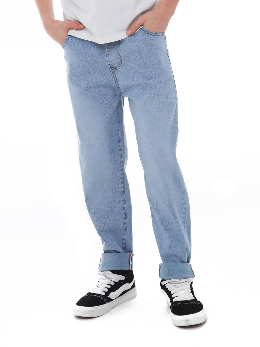 Джинсы-багги для мальчиков - Синий мир фото 7