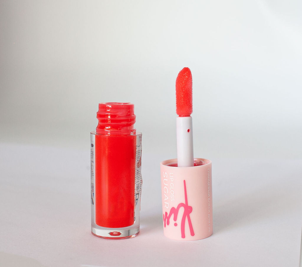LavelleCollection Блеск для губ глянцевый SUGAR KISS тон 07 красный