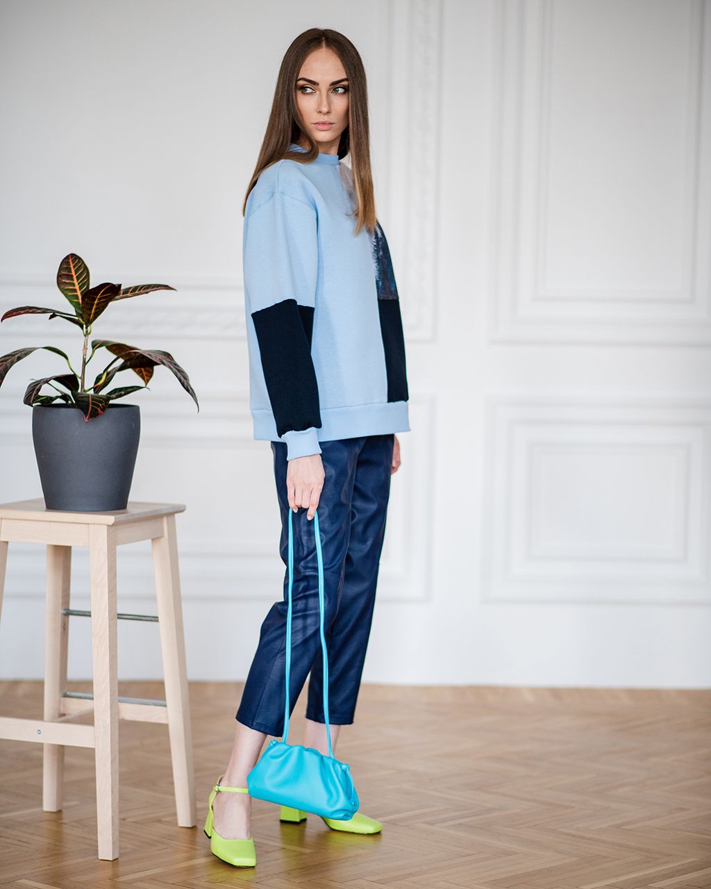 Свитшот с начёсом оверсайз ,, джемпер, футер,SAHAR art lab  фото 10