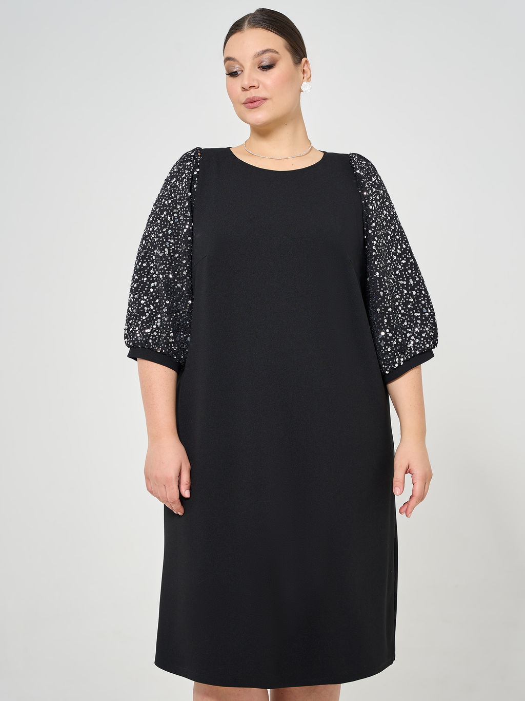 Платье 0218-2 чёрный кварц - Dora фото 66