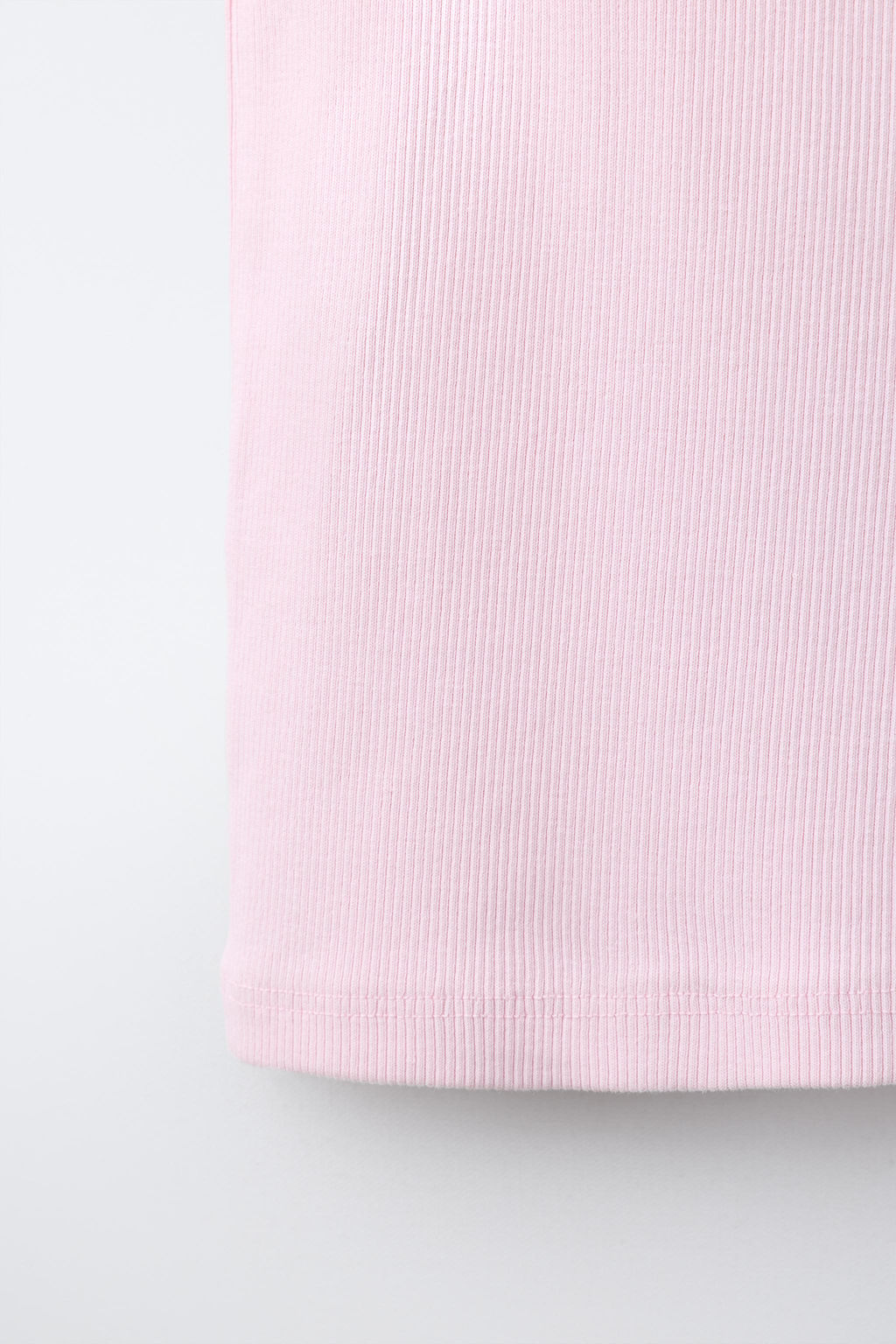 CONJUNTO RIB LAVADO CAMISETA NADADORA Y BERMUDA / Rosa - Zara фото 7