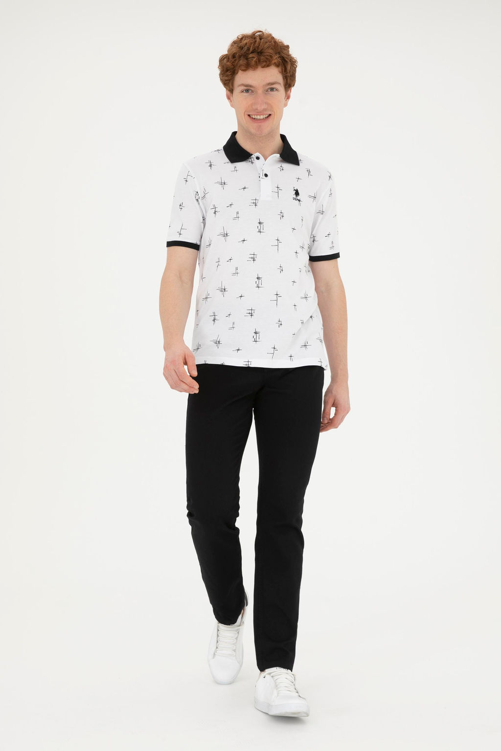 Мужская белая футболка - U.s. polo assn фото 4