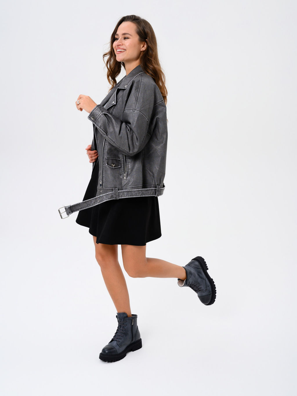 Ботинки 319.taskanabl.Вакса черная/мех