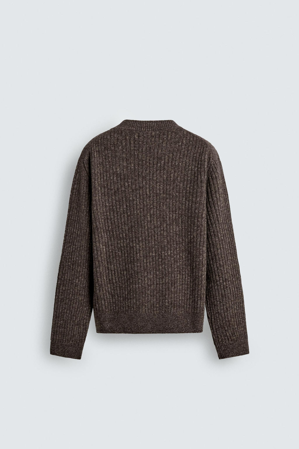 LIMITED EDITION RIBBED V-NECK JUMPER - Zara фото 8