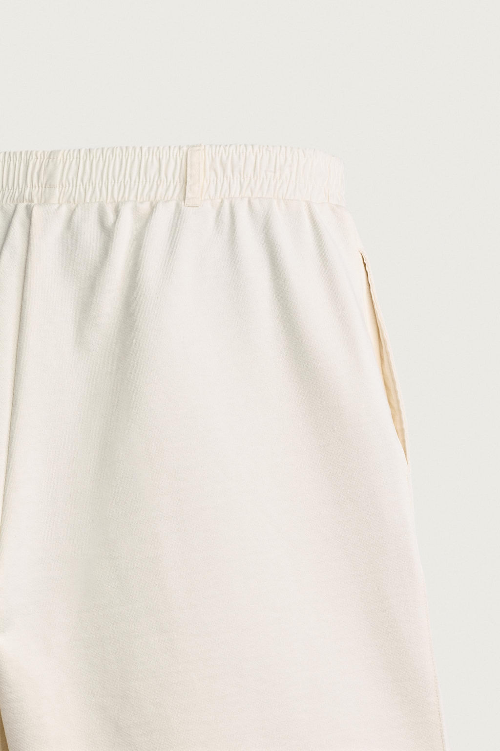BERMUDA JOGGER CINTURA COMBINADA / Blanco - Zara фото 9