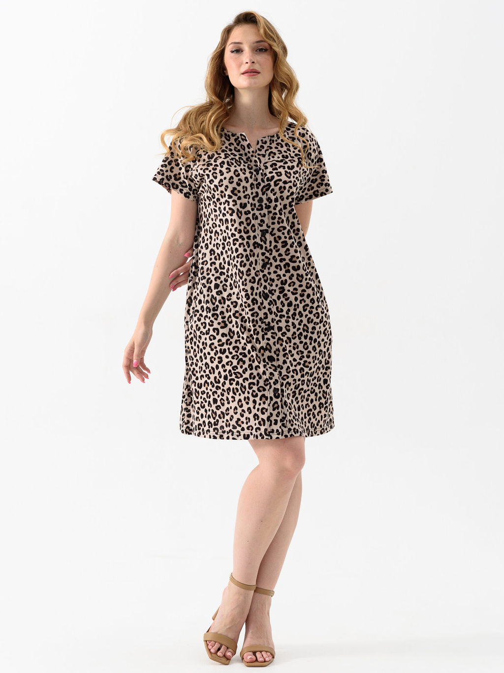 Женский халат коричневый 2206 (21)