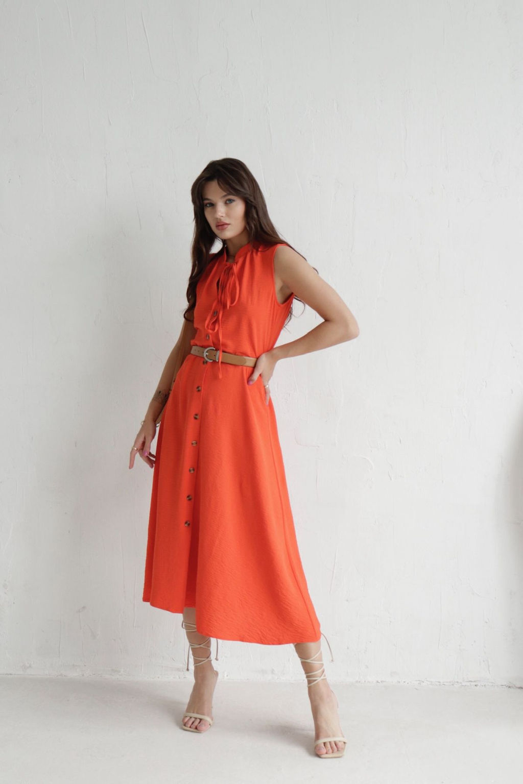 Платье, как из к/ф Красотка, коралловое - Martichelli фото 3