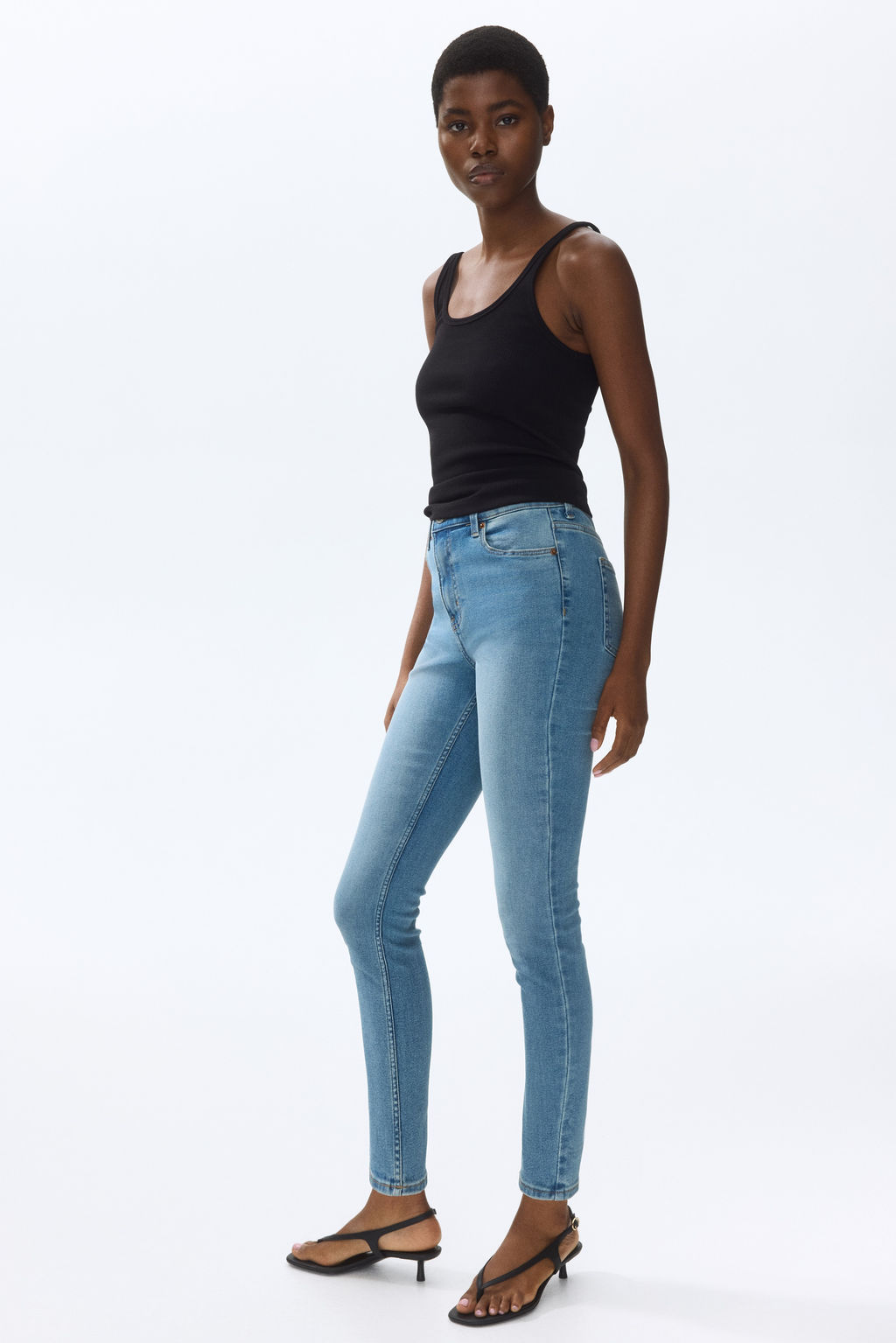 Skinny High Waist Jeans - H&m фото 7