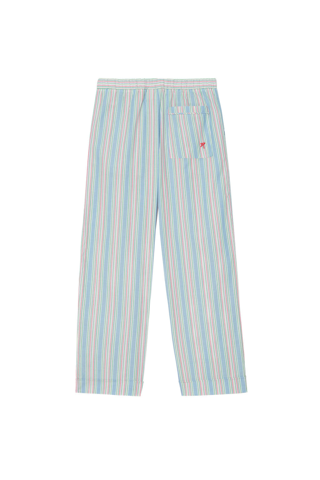 PANTAL?N RELAXED FIT JACQUARD RAYAS / Azul claro - Zara фото 4